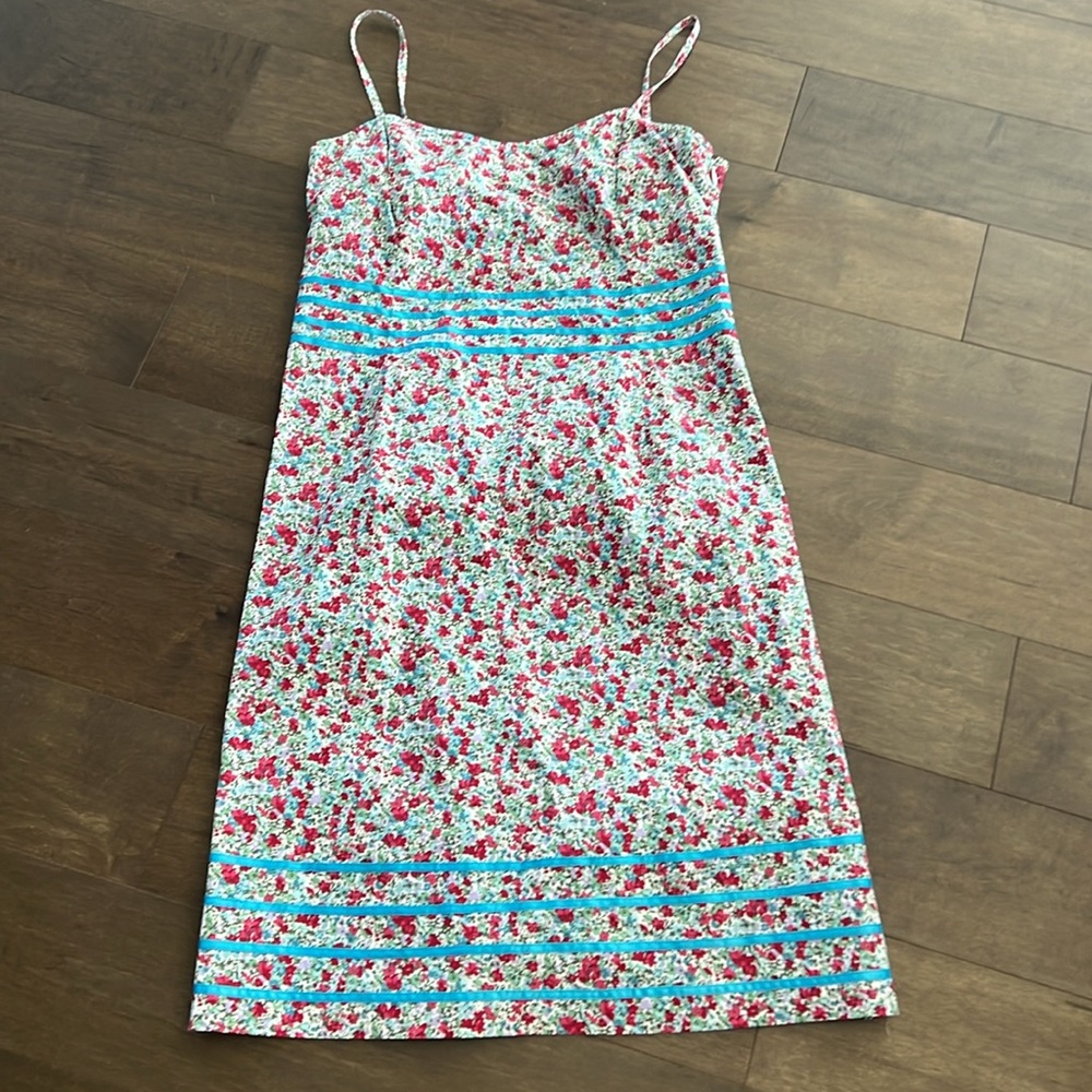 ABS Dress by Allen Schwartz Dress Floral Sleeveless Size 8 Garden Party